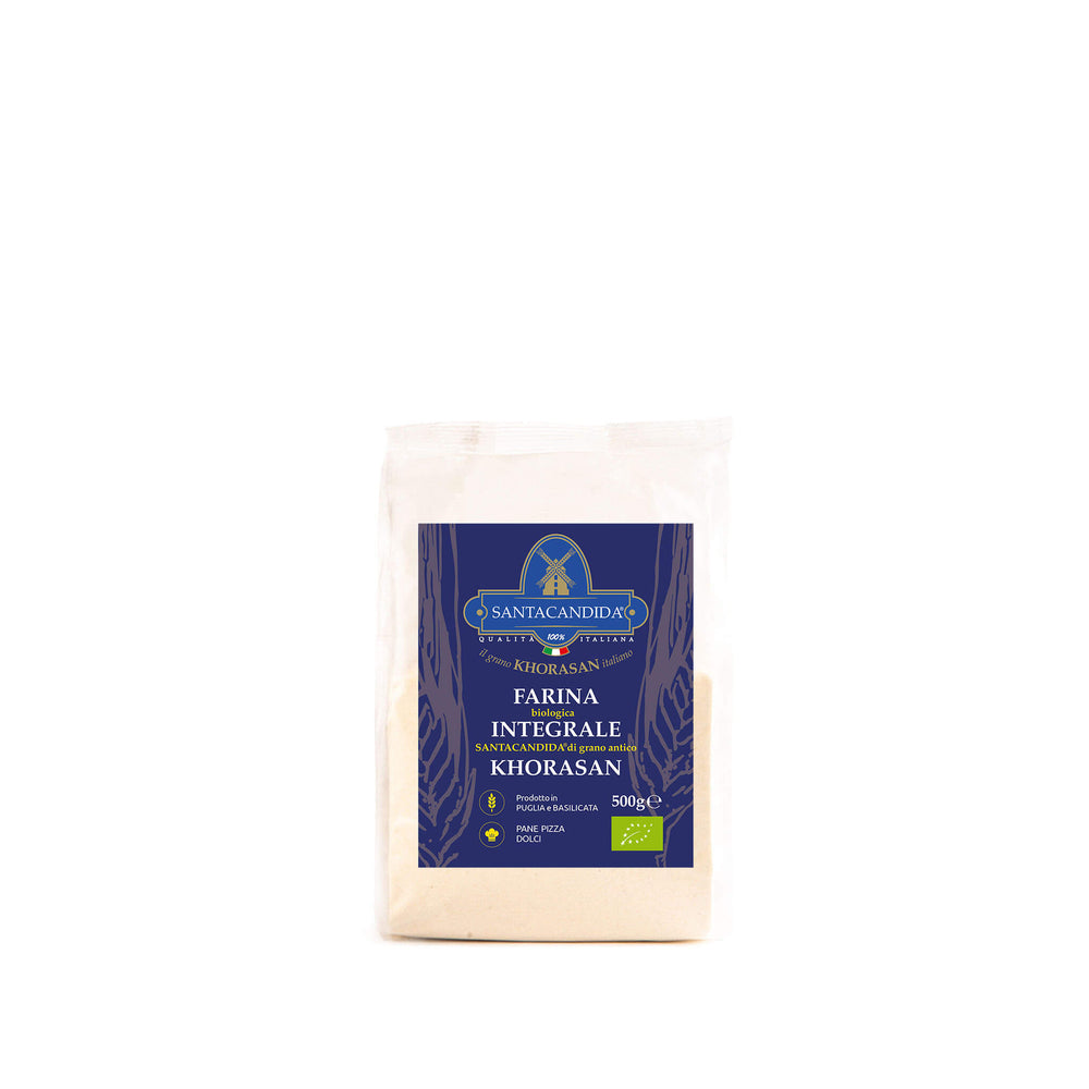 
                      
                        <transcy>FLOUR 500g organic ancient wheat Khorasan SANTACANDIDA</transcy>
                      
                    