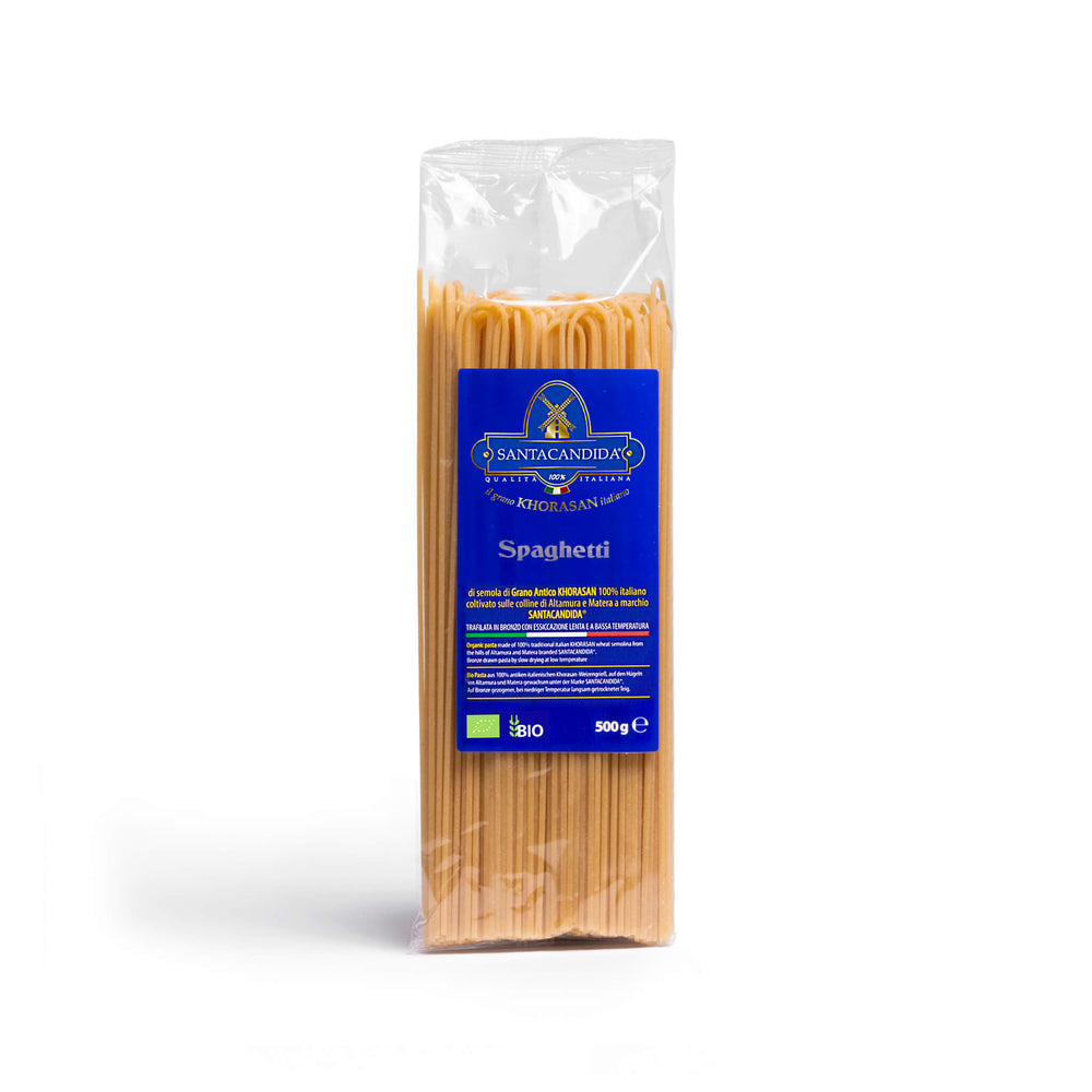 <tc>ARCH
SPAGHETTI organic pasta of ancient Khorasan SANTACANDIDA wheat</tc>